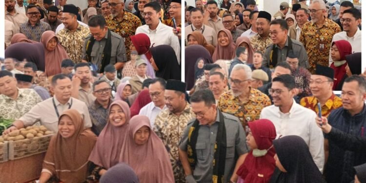 Resmikan Pasar Sidayu, Mendag RI Borong Telur, Cabai, Sayur, hingga Minyak Goreng