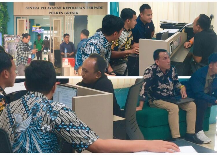 Bersama Kabag Hukum, Kepala BKPSDM Pemkab Gresik Resmi Laporkan Kasus Penipuan Rekrutmen ASN ke Polisi