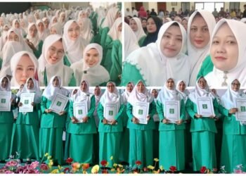 Semarak Pelantikan Serentak sekaligus Halalbihalal Fatayat NU se-Ancab Ujungpangkah 