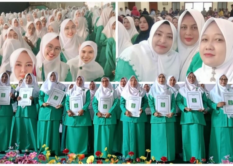 Semarak Pelantikan Serentak sekaligus Halalbihalal Fatayat NU se-Ancab Ujungpangkah 