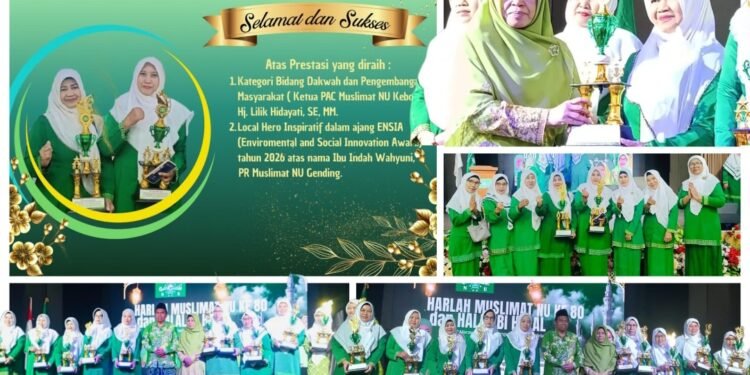 Tetap Berkhidmat untuk Umat, Mantan Anggota DPRD Gresik ini Raih Penghargaan Bidang Dakwah dan Pengembangan Masyarakat dari PC Muslimat NU Gresik