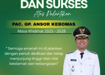 Camat Kebomas sekaligus Dewan Pertimbangan MUI Ucapkan Selamat Atas Pelantikan GP Ansor Kebomas