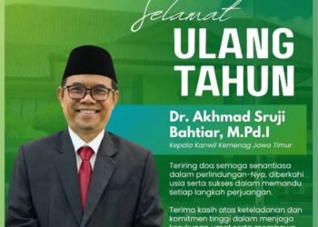 Keluarga Besar MAN 2 Gresik Ucapkan Selamat Ulang Tahun kepada Kakanwil Kemenag Jatim