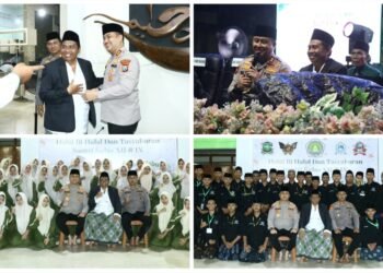 Kapolres Gresik Hadiri Darul Ihsan Bersholawat: Perkuat Sinergi Ulama dan Polri