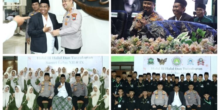 Kapolres Gresik Hadiri Darul Ihsan Bersholawat: Perkuat Sinergi Ulama dan Polri