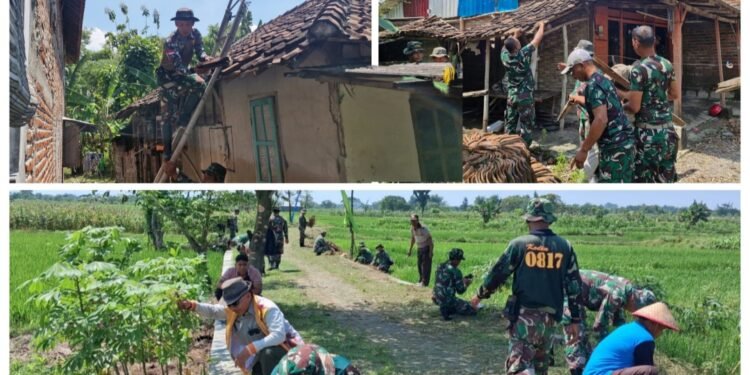 Pra TMMD Ke-128 Tahun 2026 Dimulai, TNI-Polri Bantu Warga Bangun Desa di Slempit Kedamean