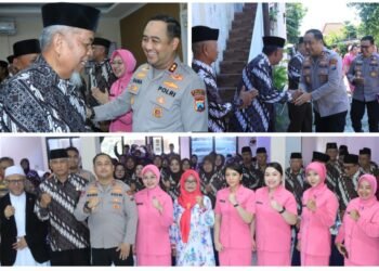 Penuh Hormat, Kapolres Gresik Gelar Silaturahmi sekaligus Halalbihalal Bersama Keluarga Besar Purnawirawan Polri