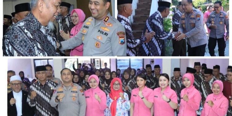 Penuh Hormat, Kapolres Gresik Gelar Silaturahmi sekaligus Halalbihalal Bersama Keluarga Besar Purnawirawan Polri