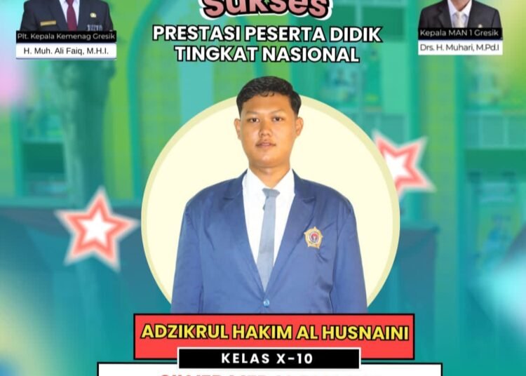 MAN 1 Gresik Kembali Berjaya di Kancah Nasional Raih Silver Medali Olimpiade Biologi