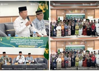 Berbalut Haru Pensiunan Kemenag Gresik Gelar Halalbihalal dan Penyuluhan Kesehatan Masa Purna Tugas