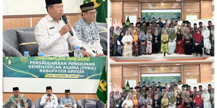 Berbalut Haru Pensiunan Kemenag Gresik Gelar Halalbihalal dan Penyuluhan Kesehatan Masa Purna Tugas