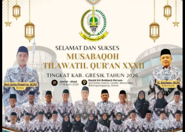 PGRI Gresik Dukung Penuh Gelaran Akbar MTQ: Cetak Generasi Qurani, Perkuat Syiar Islami