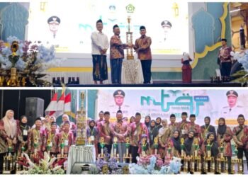 Alhamdulillah, Hattrick !! Kafilah Kecamatan Bungah Kembali Raih Juara Umum MTQ ke-XXXII tingkat Kabupaten Gresik