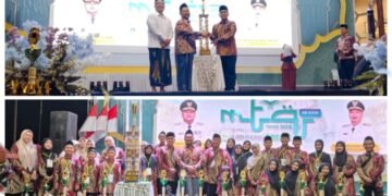 Alhamdulillah, Hattrick !! Kafilah Kecamatan Bungah Kembali Raih Juara Umum MTQ ke-XXXII tingkat Kabupaten Gresik