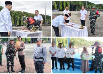 TMMD ke-128 Gresik Sasar Desa Slempit Kedamean: Wujud Nyata Kemanunggalan TNI dengan Rakyat