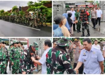 Satgas TMMD ke-128 Kodim 0817/Gresik di Slempit Kedamean Disambut Penuh Semangat Kebersamaan