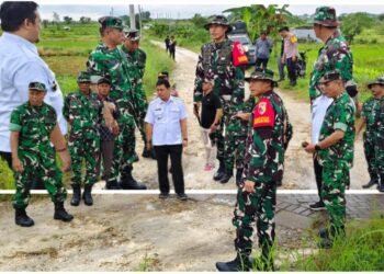 Tak Sekadar Seremonial, Dandim Gresik Tinjau Langsung Sasaran Pembangunan TMMD ke-128 di Desa Slempit Kedamean