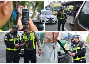 Fase Baru !! Satlantas Polres Gresik Kini Resmi Operasikan ETLE Handheld