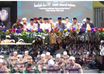 Gebyar Sholawat Warnai Peringatan Milad ke-11 SMK Nurul Islam Manyar