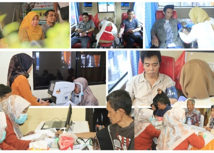 Tak Hanya Menulis Berita, KWGe juga Peduli Warga Gelar Bakti Sosial Pengobatan hingga Cek Mata Gratis
