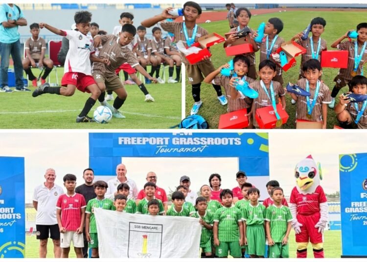 Ketua Umum PSSI Erick Tohir Apresiasi Freeport Gelar Tournament Sepak Bola Diikuti Ratusan Anak di Gresik