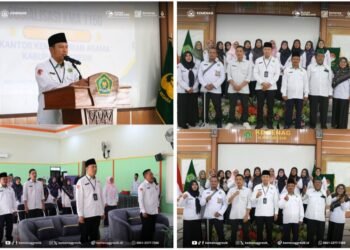 Kemenag Gresik Penuh Ikhlas Gelar Pembinaan ASN di Aula Al Ikhlas