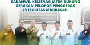 Kakanwil Kemenag Jatim Akhmad Sruji Bahtiar Sambut Hangat Audiensi Penyuluh Antikorupsi