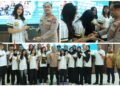 Penuh Semangat !! Kapolres Gresik Berangkatkan Atlet PBVSI Gresik ke Kejuaraan Nasional Bola Voli U-18 2026