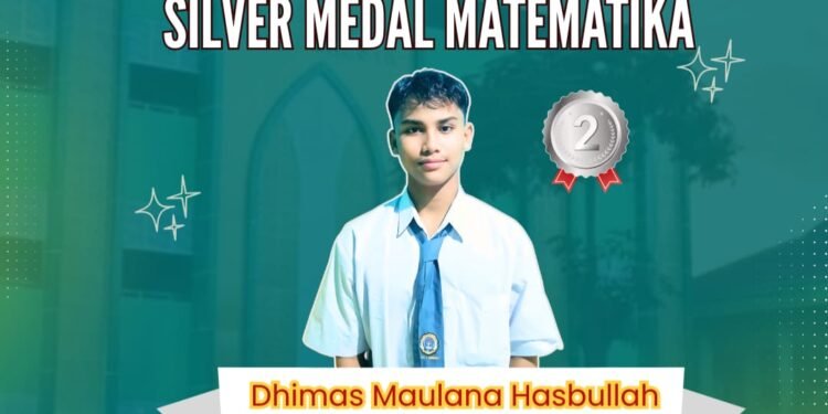 Bikin Bangga !! Dhimas Maulana Hasbullah MAN 1 Gresik Raih Silver Medali Olimpiade Matematika Tingkat Nasional