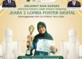 Nadya Triana Regnawati, Siswi MAN 1 Gresik Sukses Raih Juara 2 Lomba Poster Digital Tingkat Nasional