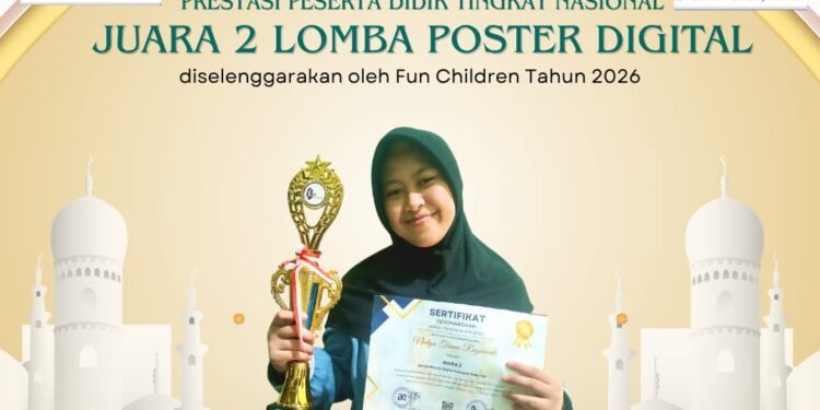 Nadya Triana Regnawati, Siswi MAN 1 Gresik Sukses Raih Juara 2 Lomba Poster Digital Tingkat Nasional