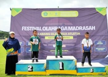 Kontingen Atletik MIN 1 Gresik Berjaya di Festival Olahraga Madrasah se-Jawa Timur 2026