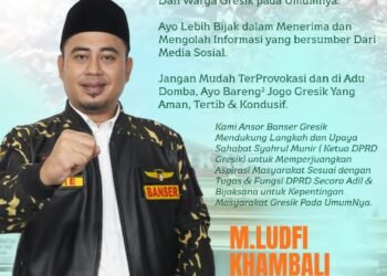 Ketua DPRD Gresik Syahrul Munir Adalah Sahabat Ansor, Kita DIAM ? Tentu TIDAK !!!