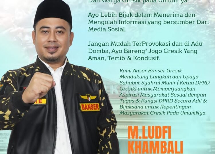 Ketua DPRD Gresik Syahrul Munir Adalah Sahabat Ansor, Kita DIAM ? Tentu TIDAK !!!