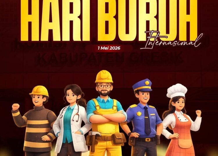 KPU Gresik Ucapkan Selamat Hari Buruh Internasional Tahun 2026