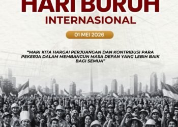 Bawaslu Gresik Ucapkan Selamat Hari Buruh Internasional 1 Mei 2026