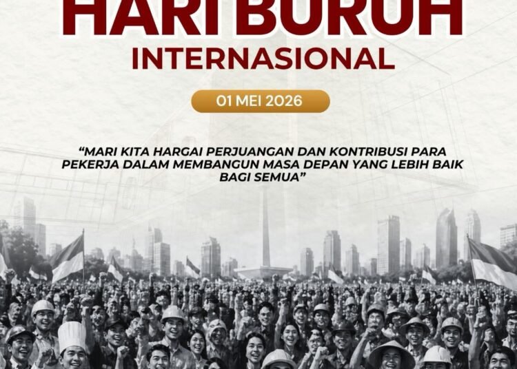 Bawaslu Gresik Ucapkan Selamat Hari Buruh Internasional 1 Mei 2026