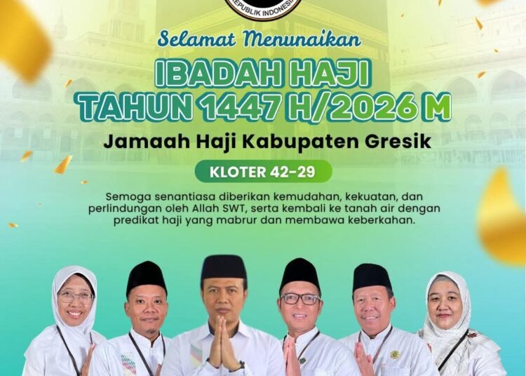 Labbaikallahumma Labbaik !! Selamat Menunaikan Ibadah Haji 1447 H / 2026 M kepada Seluruh Jamaah Haji Kabupaten Gresik