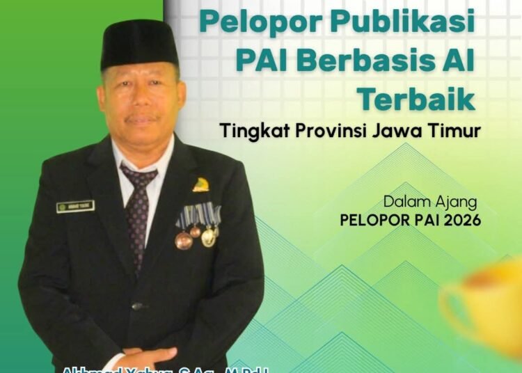 Kasi PAIS Kemenag Gresik Dinobatkan sebagai Pelopor Publikasi PAI Berbasis AI Terbaik Tingkat Jatim