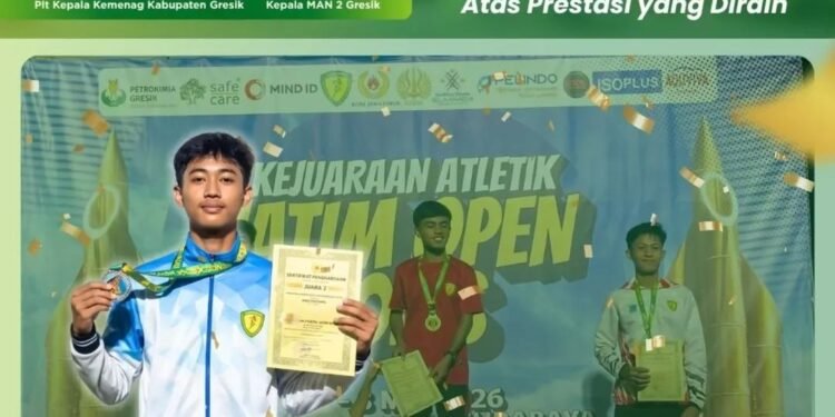Melesat di Lintasan Atletik: Bambang Afriansyah Raih Juara 2 Lari 800 M Jatim Open 2026
