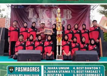 Jooss !! Pasmagres MTsN Gresik Sabet Juara Umum di LKBB SPEED 1 Tingkat Jawa Timur