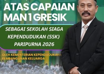 MAN 1 Gresik Raih Penghargaan sebagai Sekolah Siaga Kependudukan Paripurna 2026 dari Kemendukbangga RI
