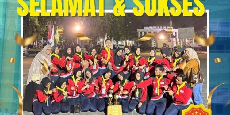Tim PMR MAN 1 Gresik Sabet Juara 1 Kategori Donor Darah di Ajang Wahana Jumpa Prestasi PMR Tingkat Jawa Timur