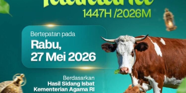 Kementerian Agama Tetapkan 1 Zulhijjah 1447 H Jatuh pada 18 Mei 2026, Iduladha 27 Mei