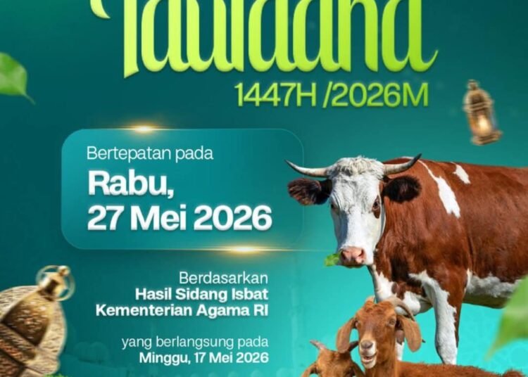 Kementerian Agama Tetapkan 1 Zulhijjah 1447 H Jatuh pada 18 Mei 2026, Iduladha 27 Mei