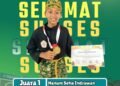 Keren banget !! Hanum Setia MTsN Gresik Gondol Juara 1 di Ajang Polteksi Pencak Silat Championship 2026