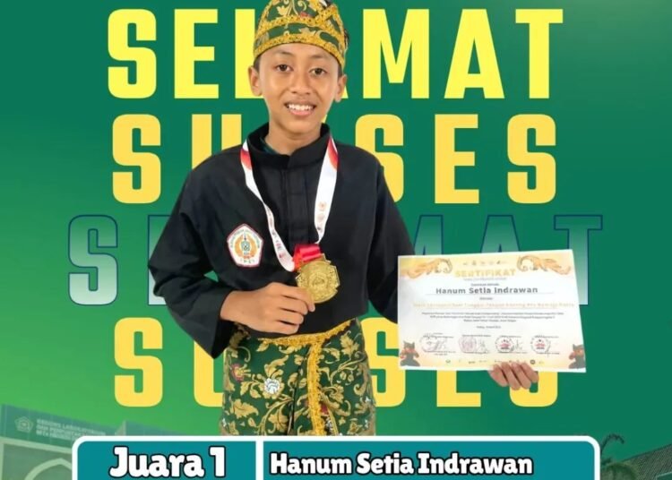 Keren banget !! Hanum Setia MTsN Gresik Gondol Juara 1 di Ajang Polteksi Pencak Silat Championship 2026