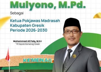Selamat dan Sukses Atas Terpilihnya Mulyono M.Pd. sebagai Ketua Pokjawas Madrasah Kabupaten Gresik Periode 2026-2030