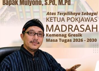 Selamat & Sukses Atas Terpilihnya Bapak Mulyono, S.Pd., M.Pd. sebagai Ketua Pokjawas Madrasah Kemenag Gresik