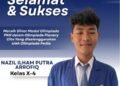 Arrofiq MAN 1 Gresik Sukses Raih Silver Medali Olimpiade PKN Tingkat Nasional